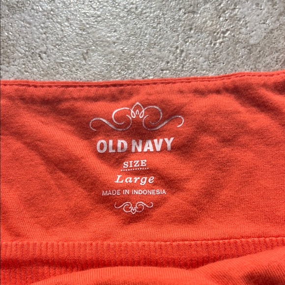 Old Navy Women's Mini Dress in Vibrant Orange - Picture 3 of 4